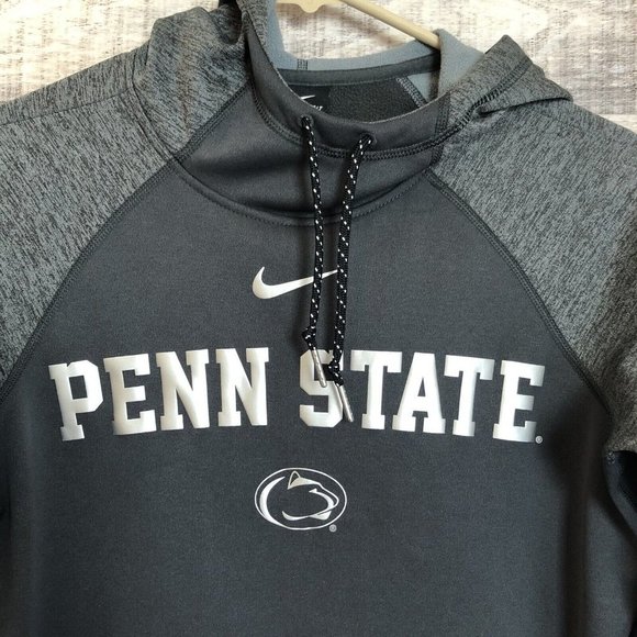 Nike Penn State Nittany Lions Womens Gray Hoodie Graphic Pullover Sweater Size S - Picture 3 of 10